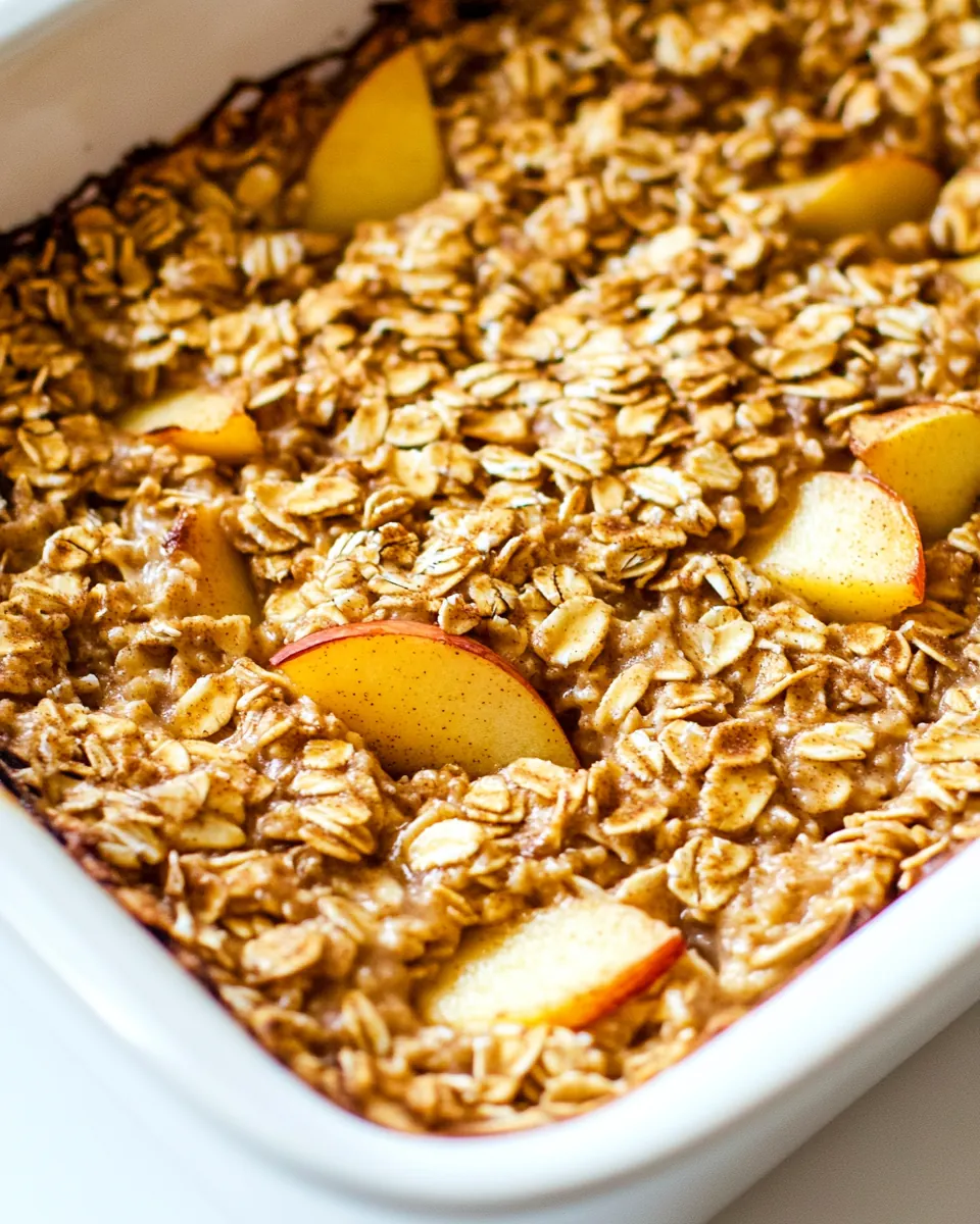 Apple Cinnamon Baked Oatmeal