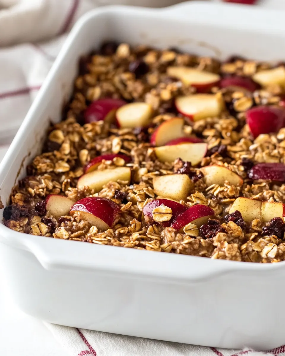 Apple Cinnamon Baked Oatmeal