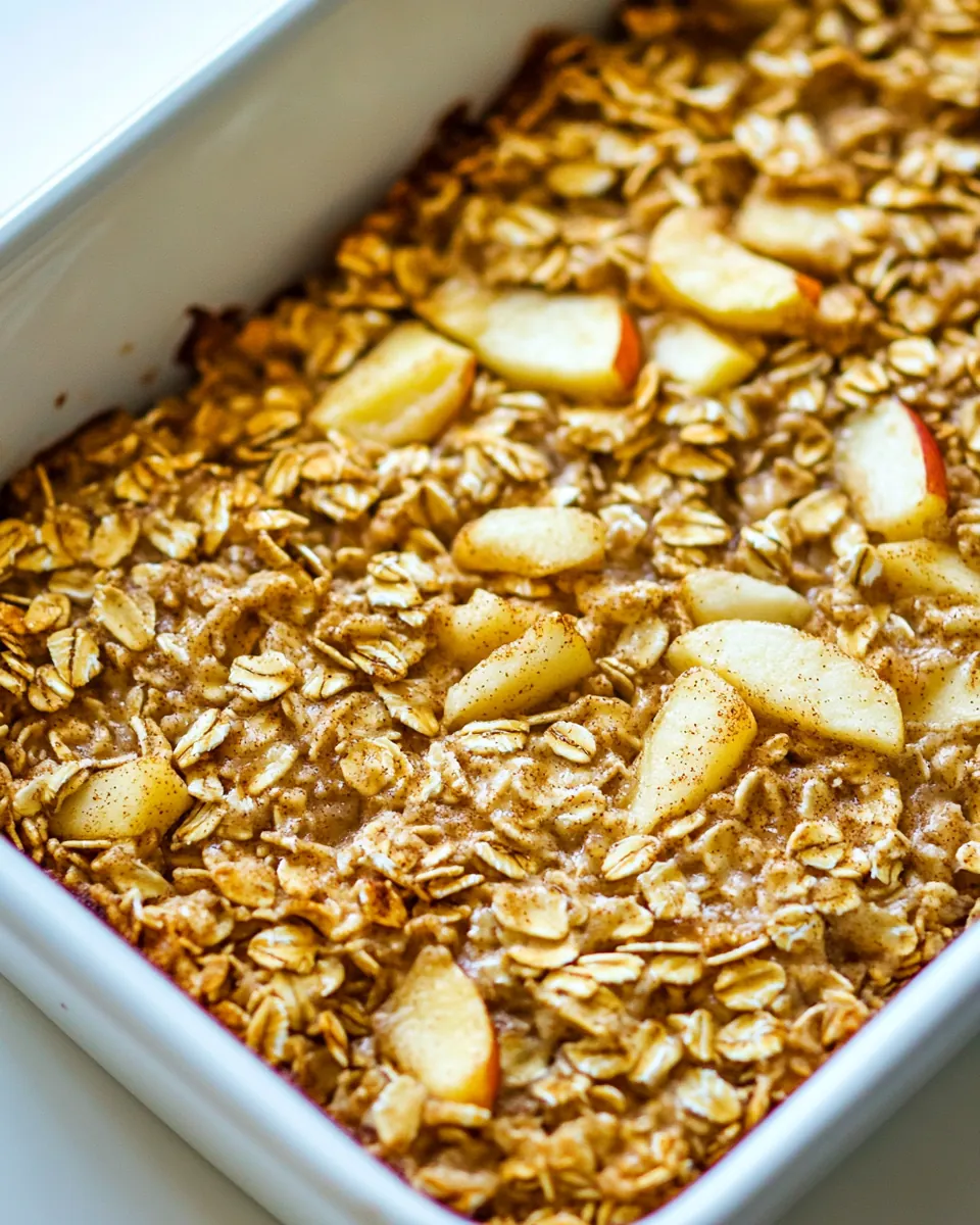 Apple Cinnamon Baked Oatmeal