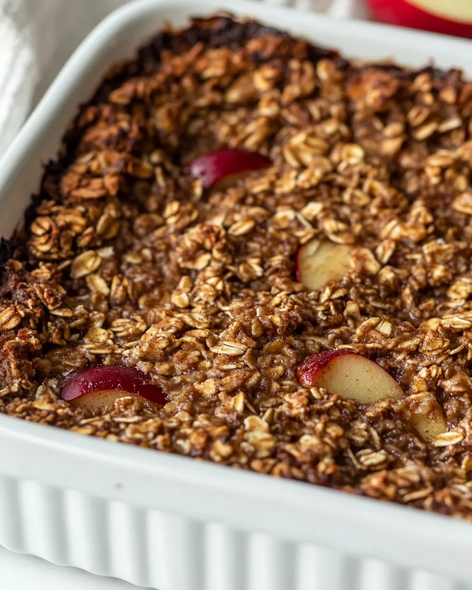 Apple Cinnamon Baked Oatmeal