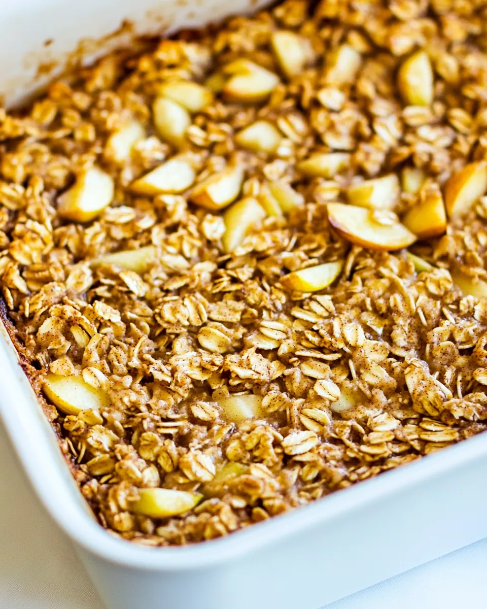Apple Cinnamon Baked Oatmeal