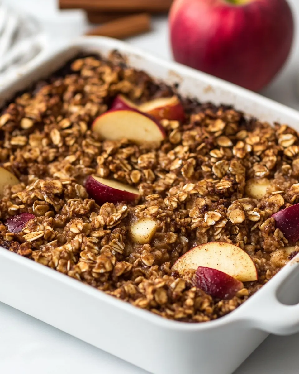 Apple Cinnamon Baked Oatmeal