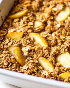 Apple Cinnamon Baked Oatmeal