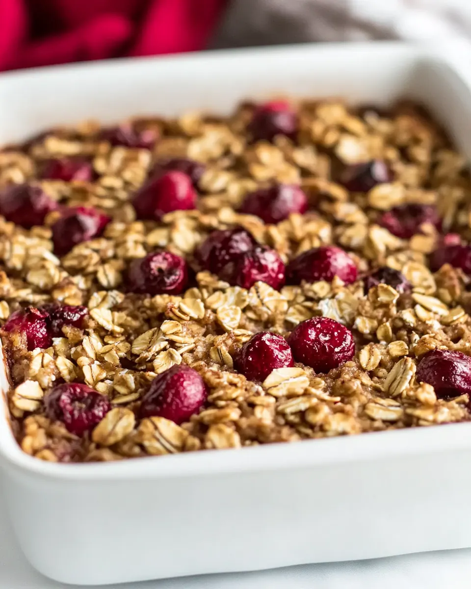 Apple Cinnamon Baked Oatmeal