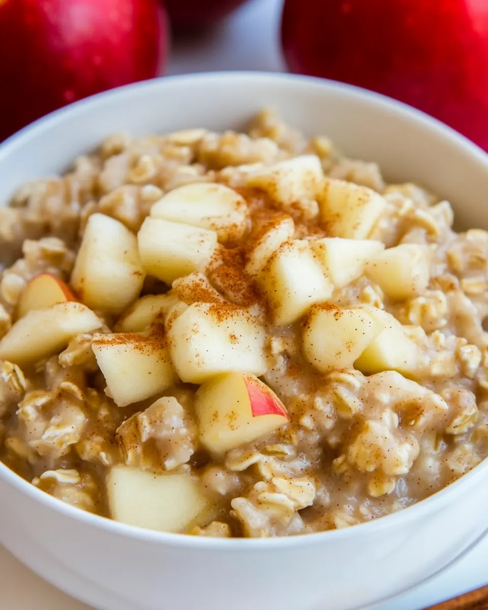 Apple Cinnamon Oatmeal
