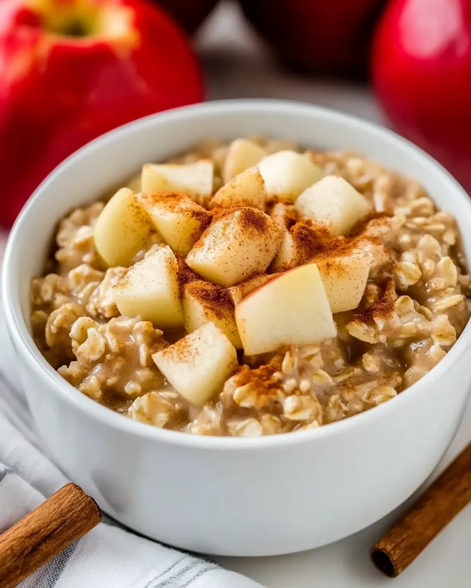 Apple Cinnamon Oatmeal