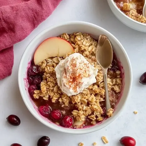 Apple Cranberry Crisp