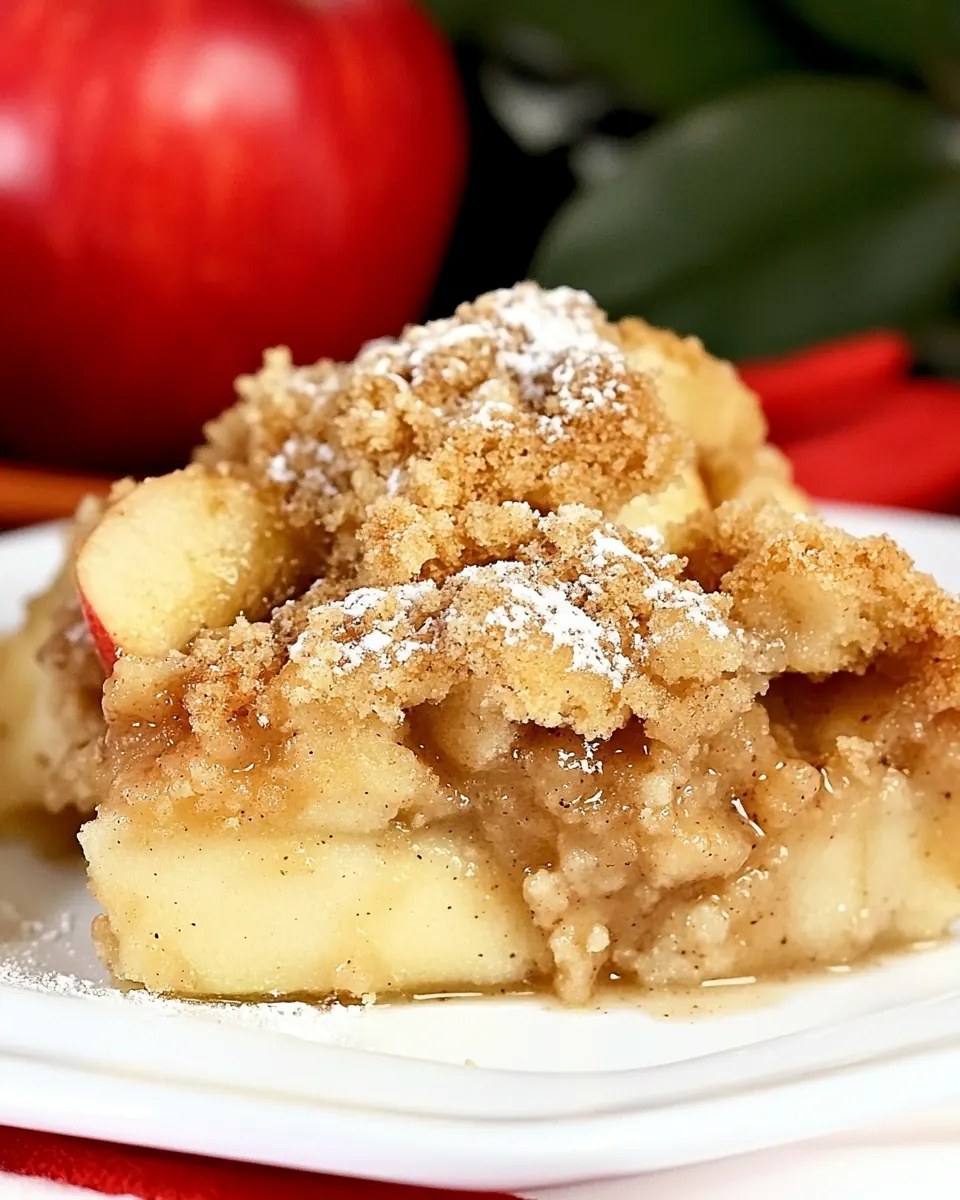Apple Dump Cake