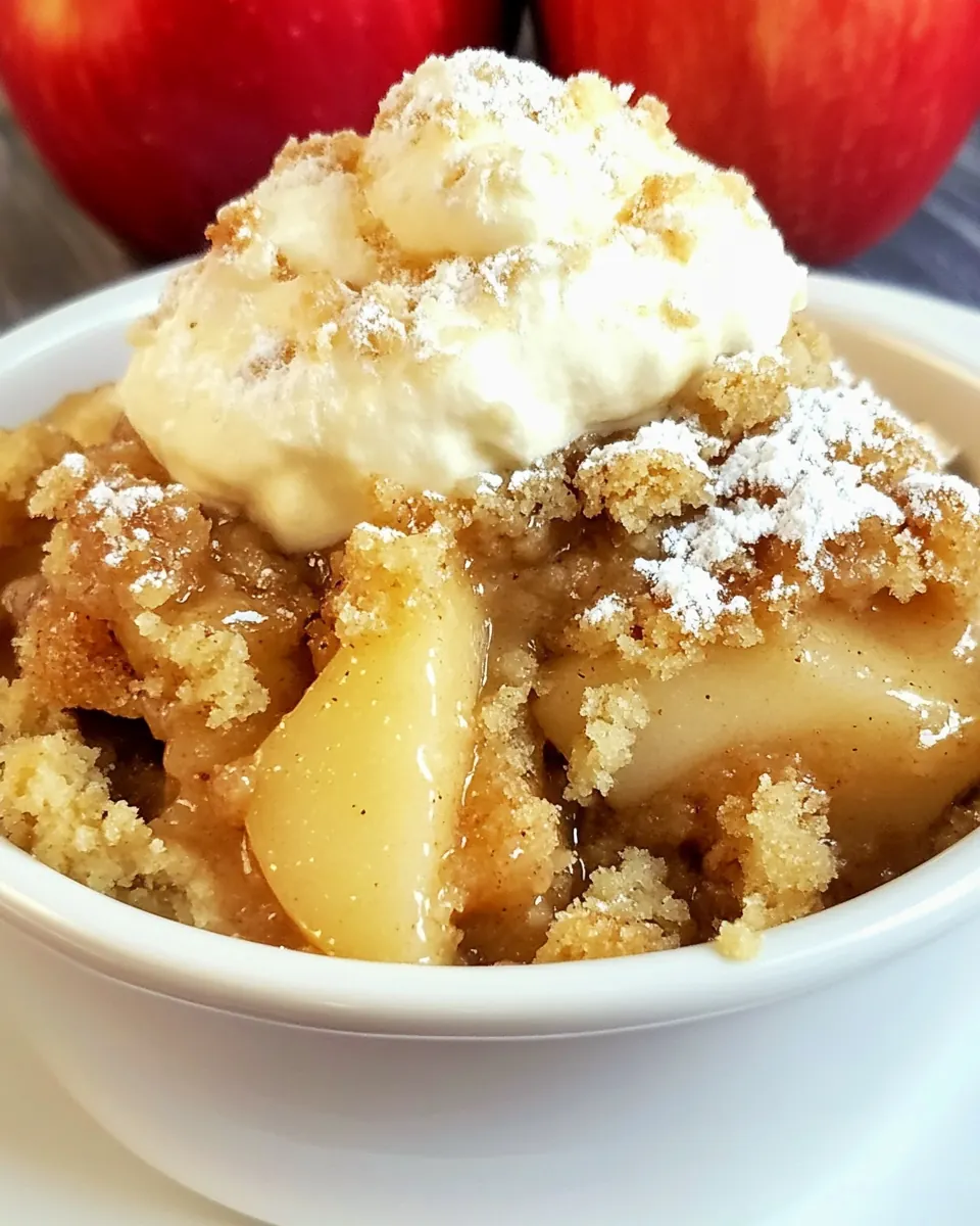 Apple Dump Cake