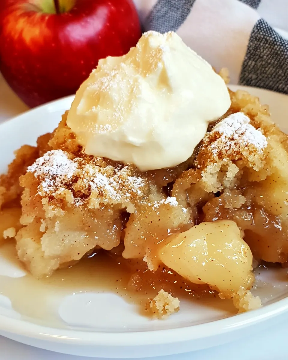 Apple Dump Cake