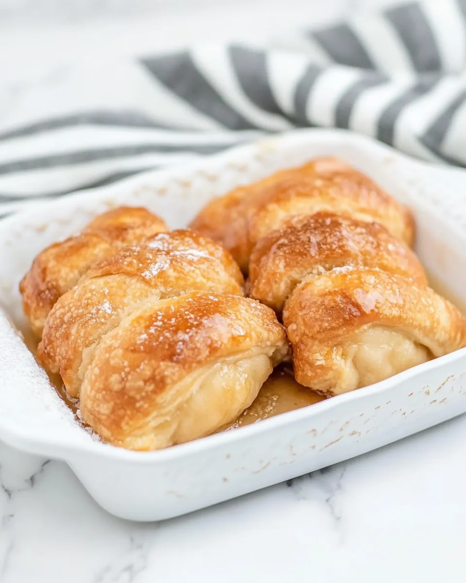 Apple Dumplings with Crescent Rolls