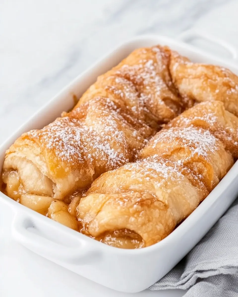 Apple Dumplings with Crescent Rolls