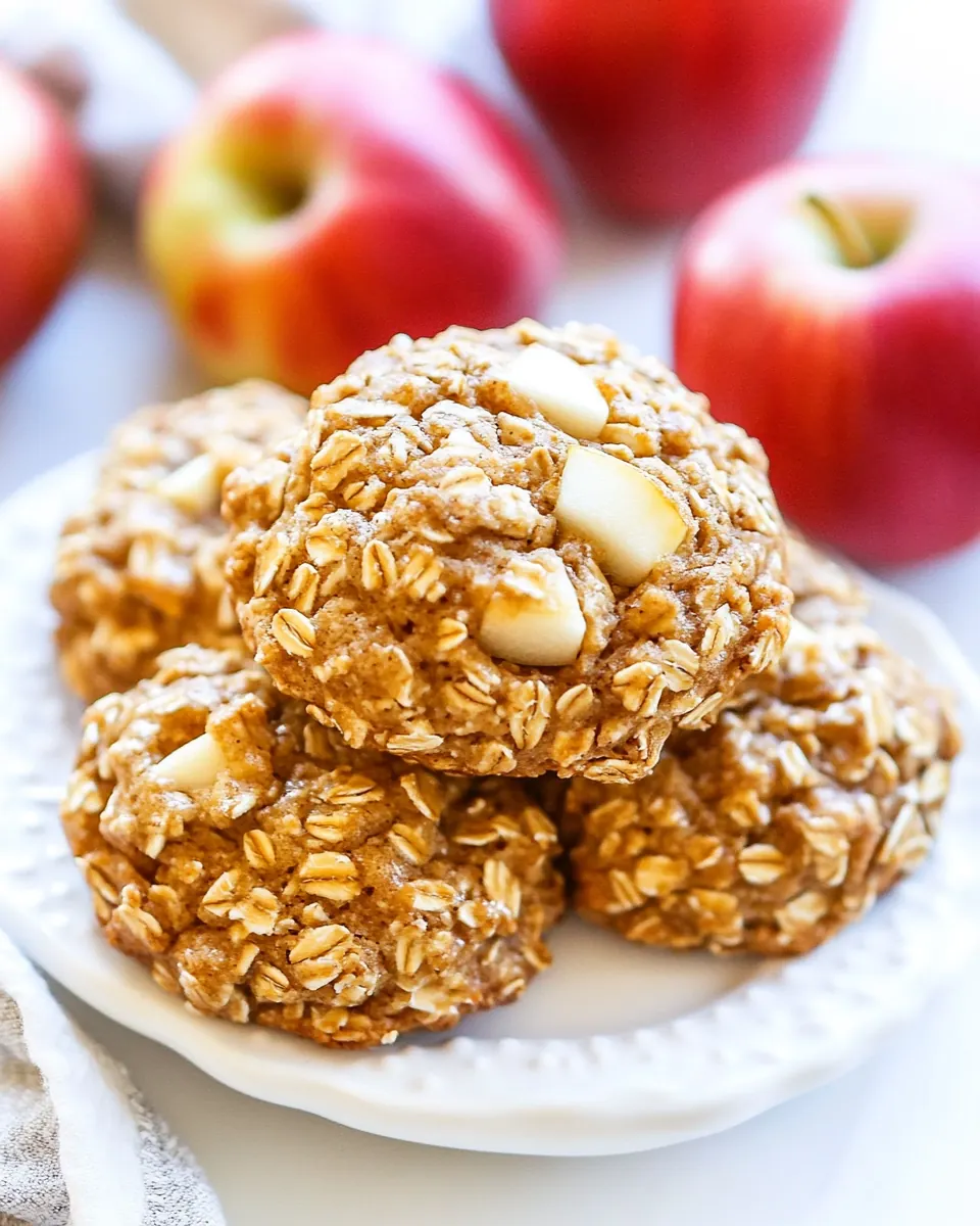 Apple Oatmeal Cookies