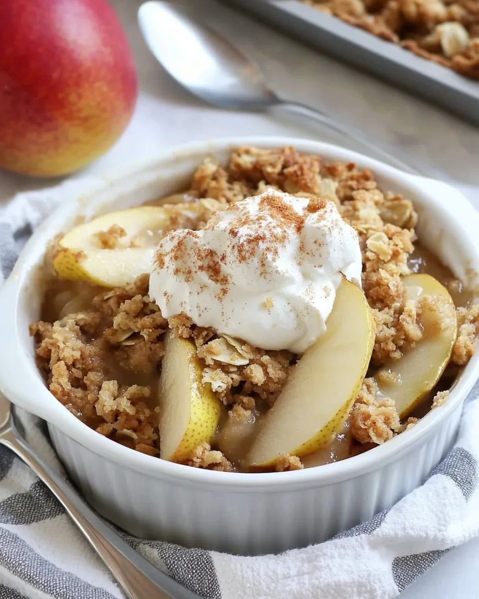 Apple Pear Crisp