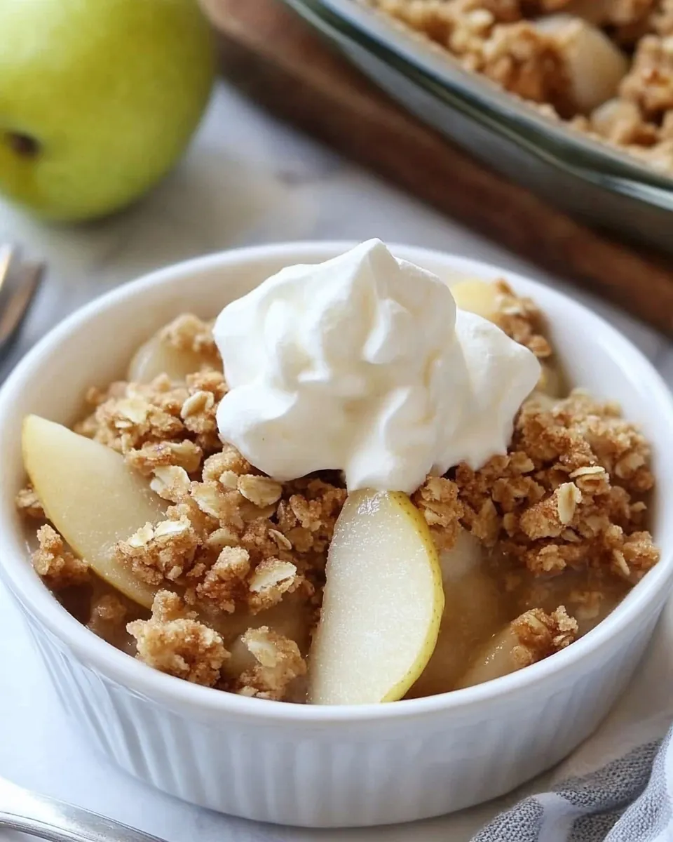 Apple Pear Crisp