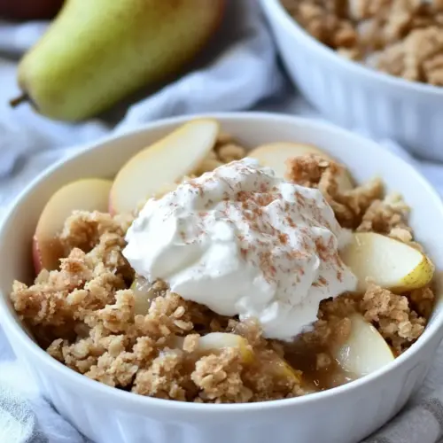 Apple Pear Crisp