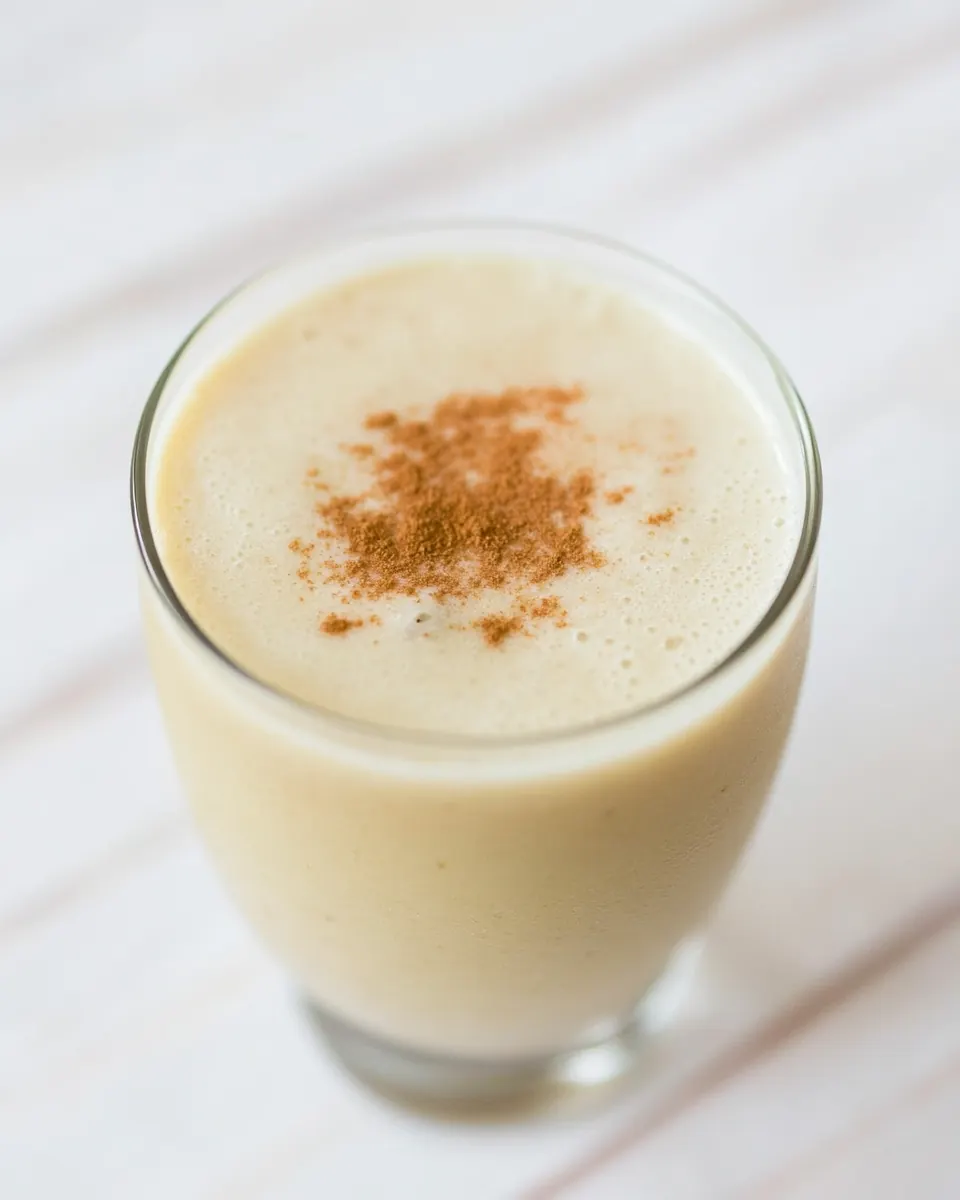 Apple Pie Almond Butter Protein Smoothie