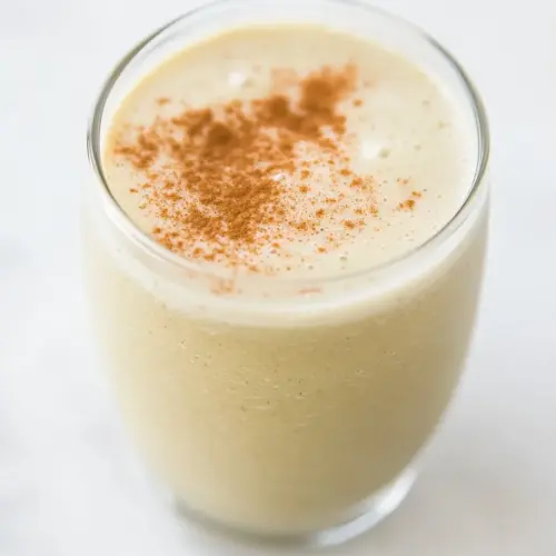 Apple Pie Almond Butter Protein Smoothie