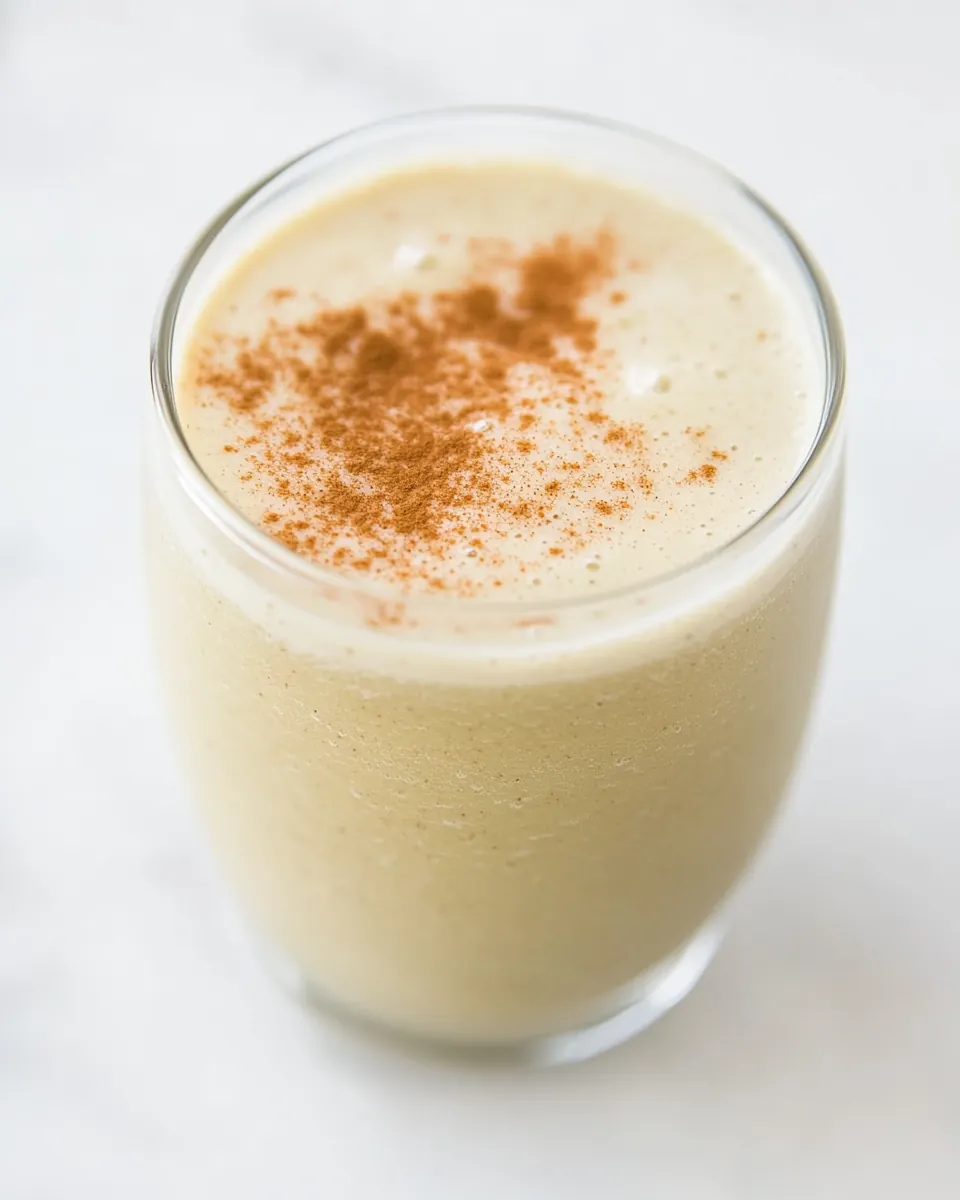 Apple Pie Almond Butter Protein Smoothie