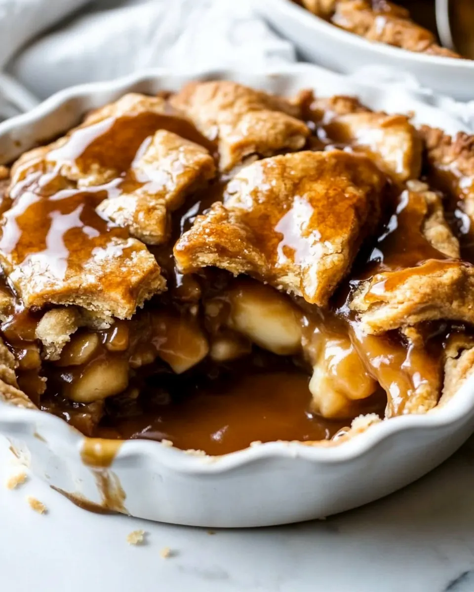 Apple Pie Deep Dish Skillet Cookie
