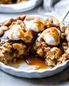 Apple Pie Deep Dish Skillet Cookie