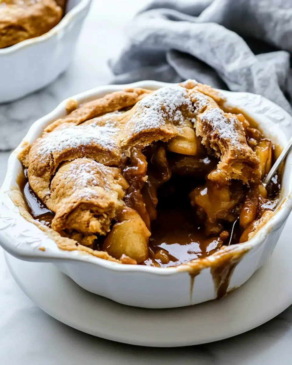 Apple Pie Deep Dish Skillet Cookie