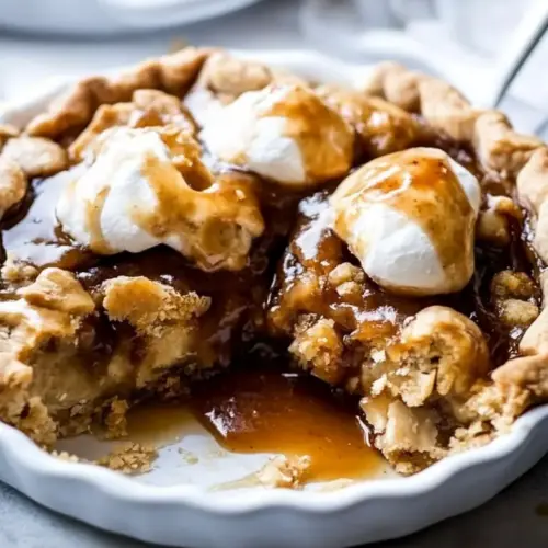 Apple Pie Deep Dish Skillet Cookie