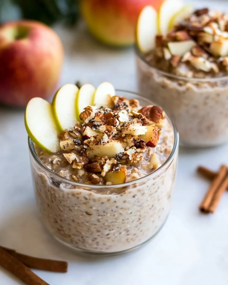 Apple Pie Overnight Oats