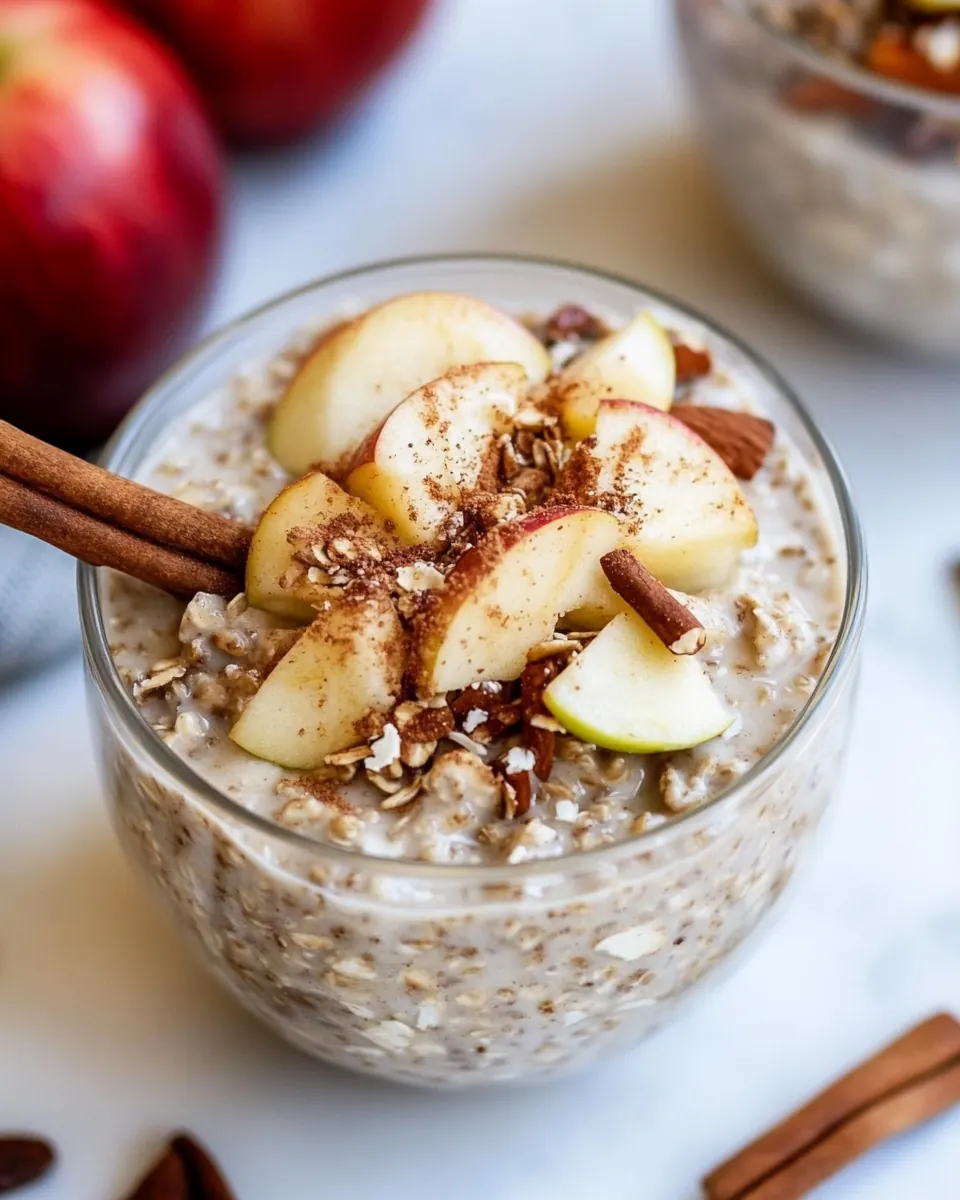 Apple Pie Overnight Oats