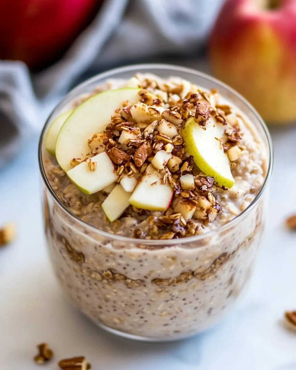 Apple Pie Overnight Oats