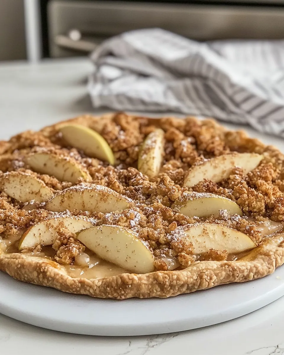 Apple Pie Pizza