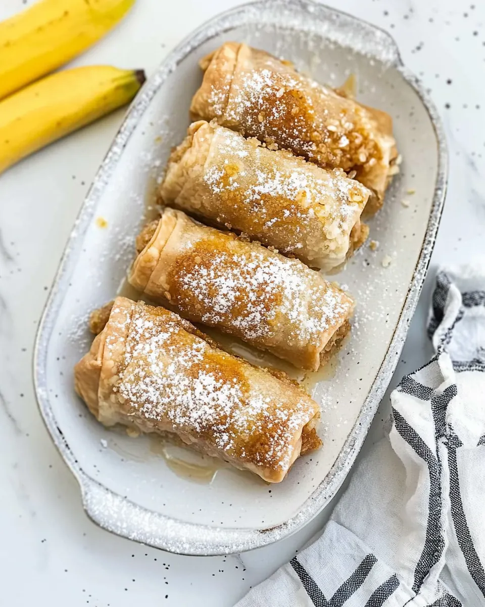 Apple Pie Spring Rolls
