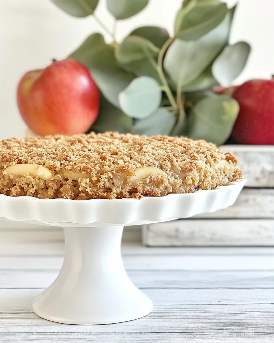 Apple Pie Streusel Cake