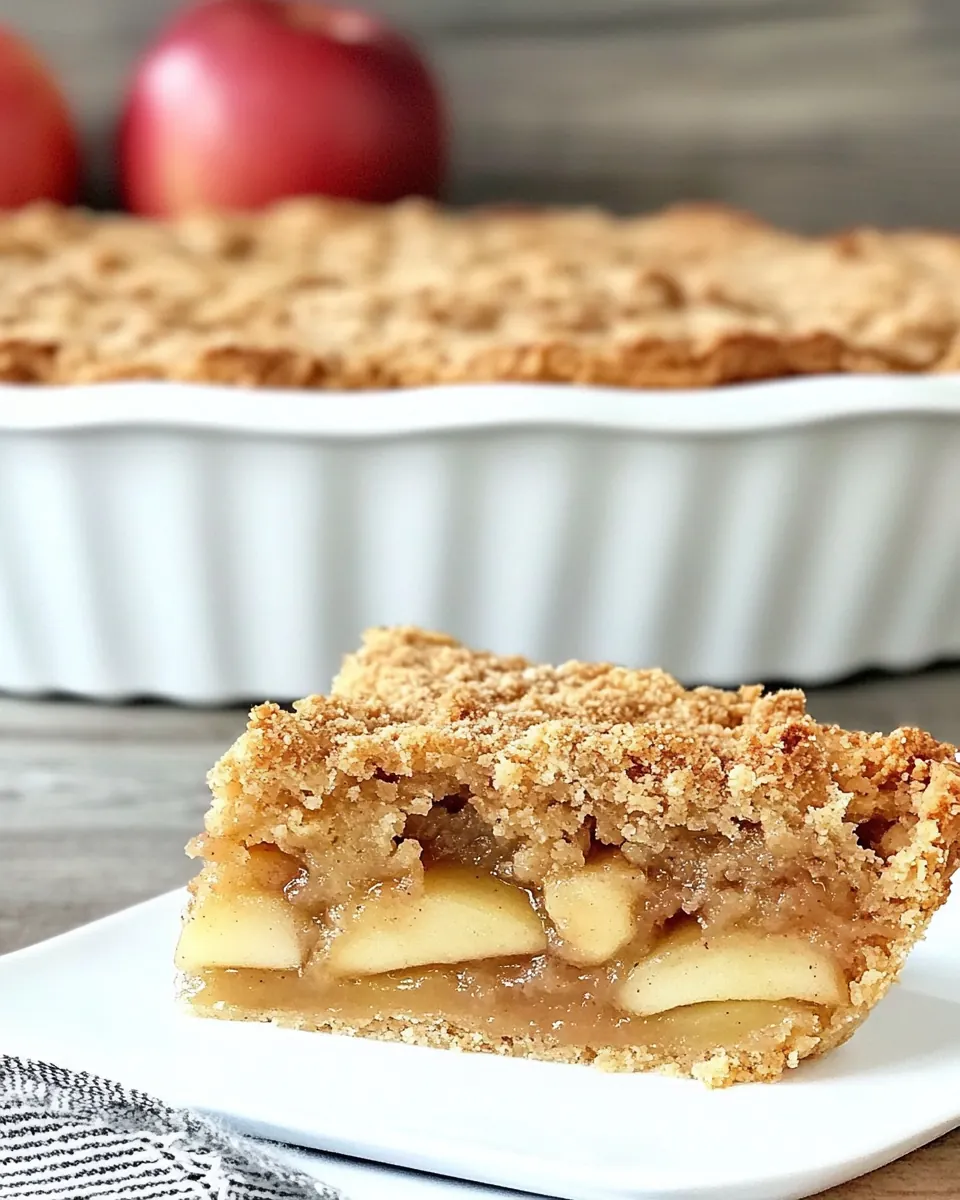 Apple Pie Streusel Cake