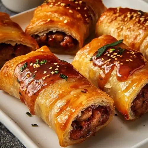 Apple Sage Sausage Rolls