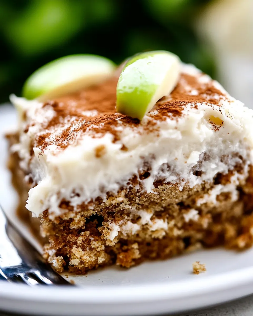 Apple Spice Cake with Spiced Cream Cheese Frosting
