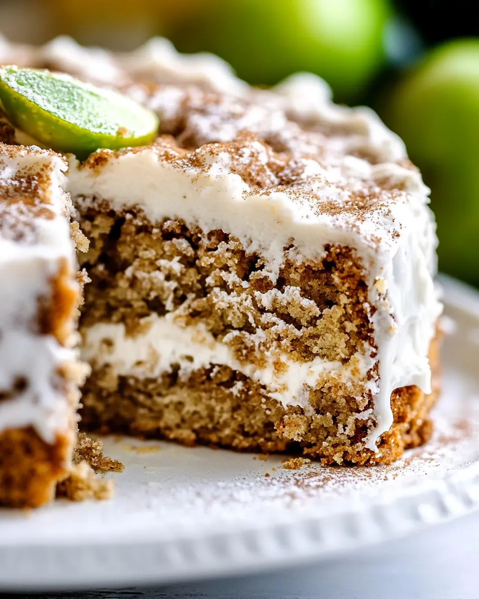 Apple Spice Cake with Spiced Cream Cheese Frosting