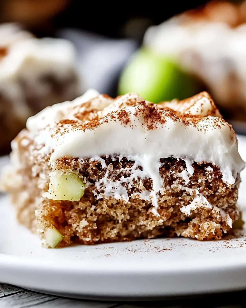 Apple Spice Cake with Spiced Cream Cheese Frosting