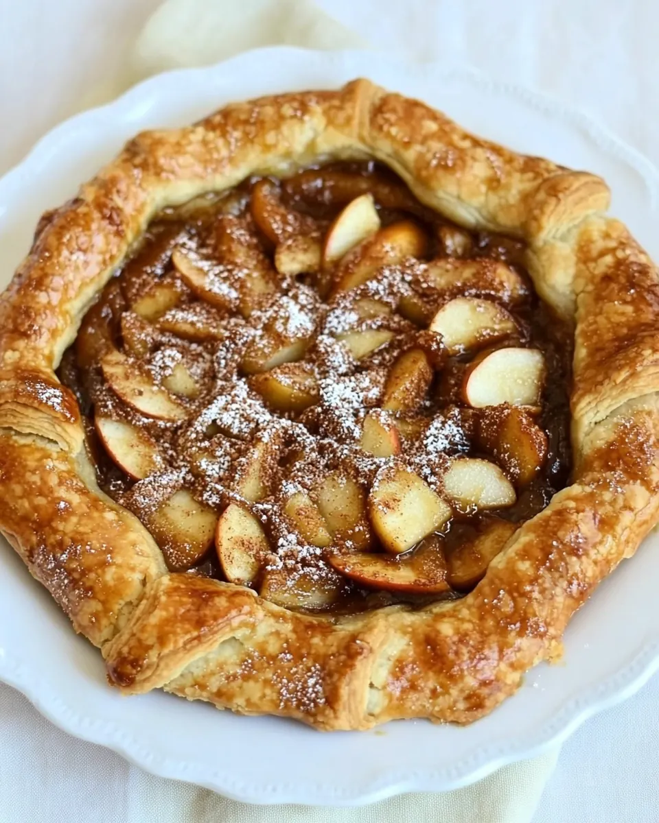 Apple Toffee Galette