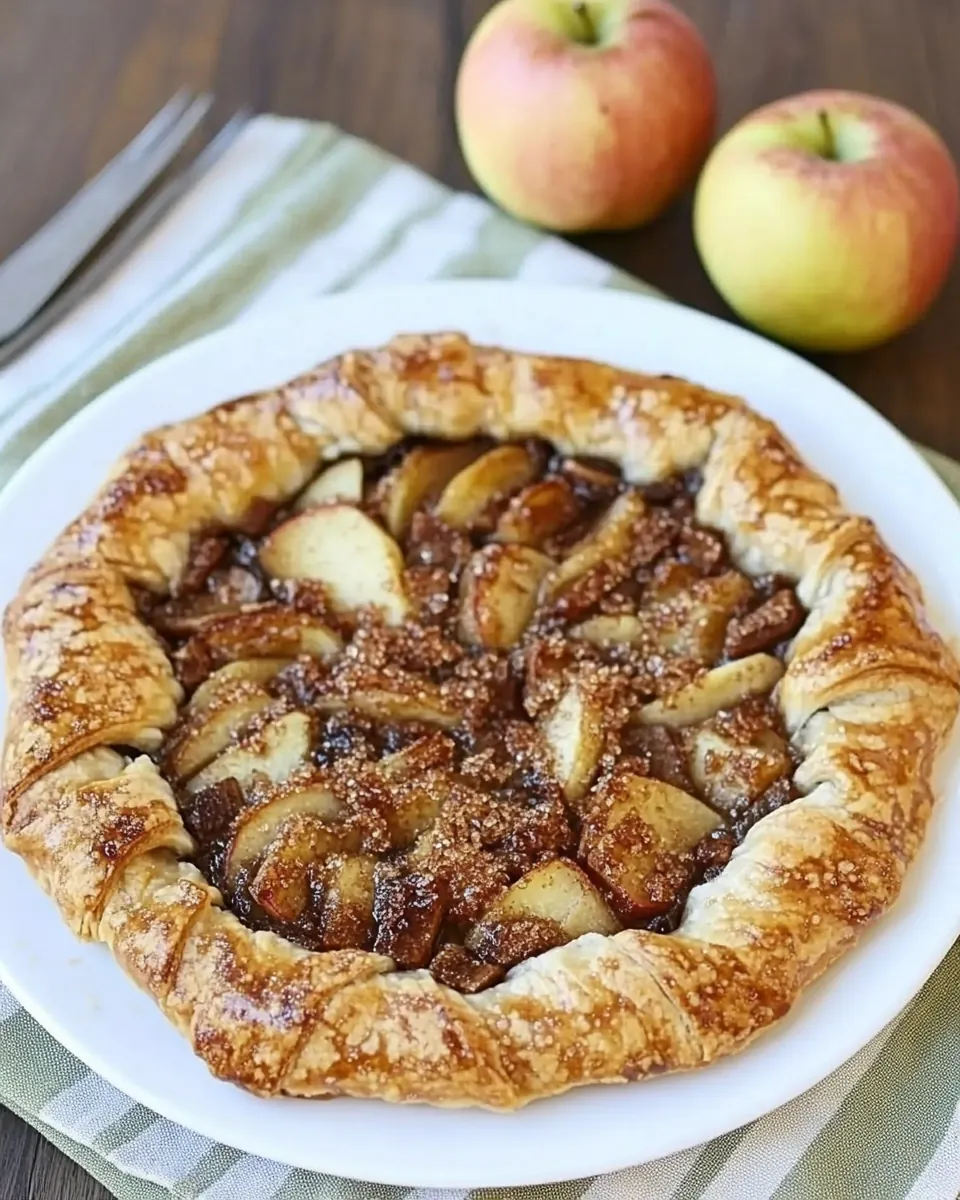 Apple Toffee Galette