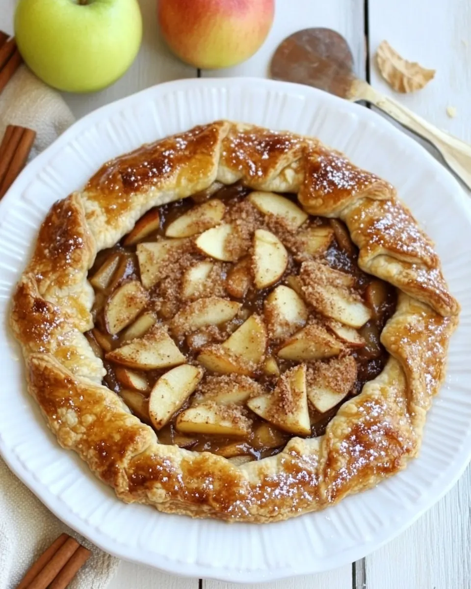 Apple Toffee Galette
