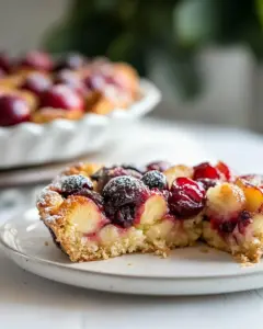 Apple cherry torte