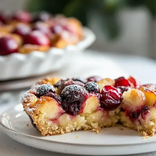 Apple cherry torte
