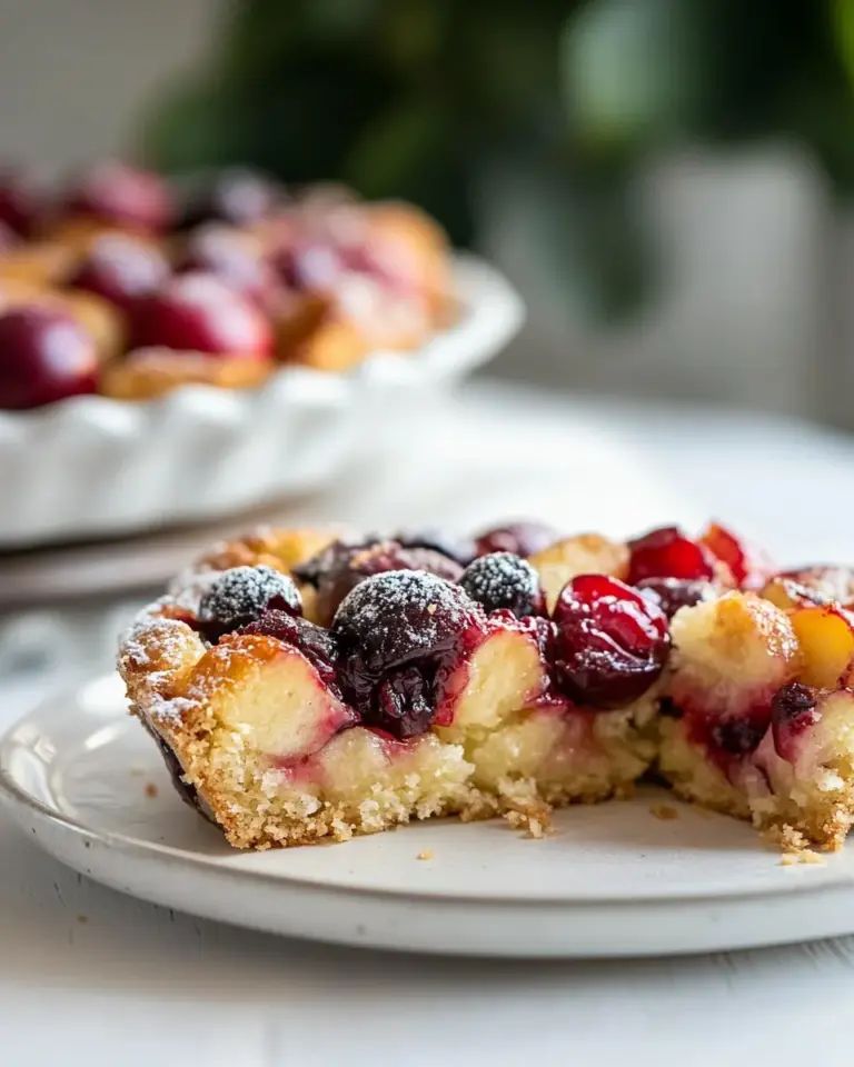 Apple cherry torte