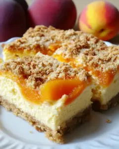 Apricot Crumble Cheesecake