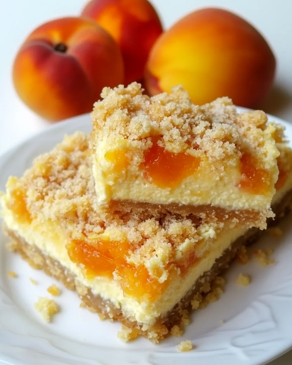 Apricot Crumble Cheesecake