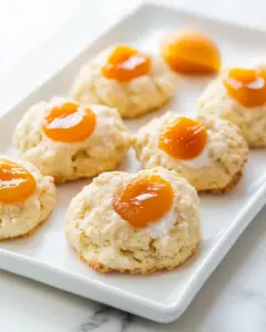 Apricots Cream Thumbprint Scones