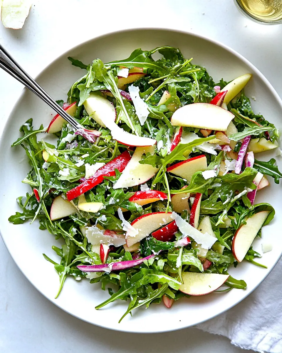 Arugula Salad with Apple and Parmesan
