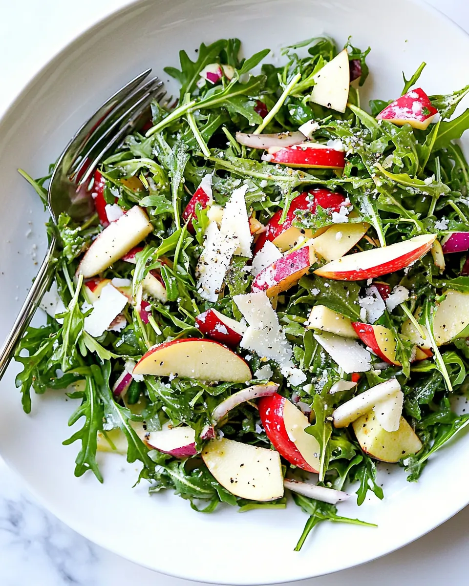 Arugula Salad with Apple and Parmesan