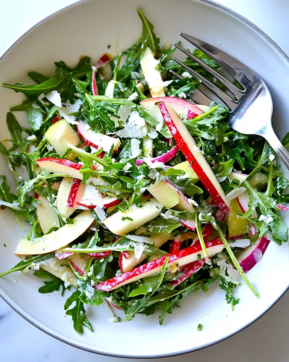 Arugula Salad with Apple and Parmesan